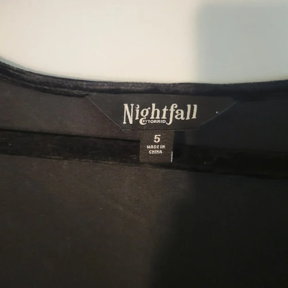 Torrid A-line Goth dress Size 5x Plus Host Pick - Picture 5 of 7